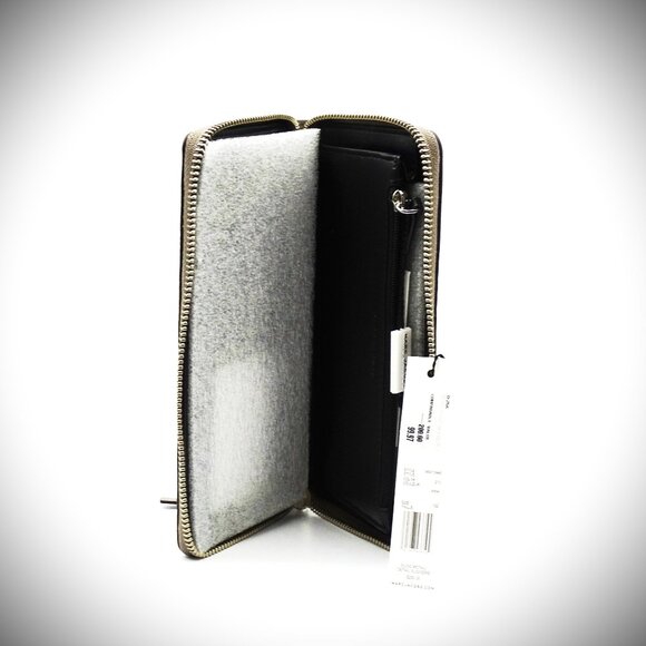 MARC JACOBS Empire City Mink Color Leather Continental Zip Around Wallet - Picture 3 of 9